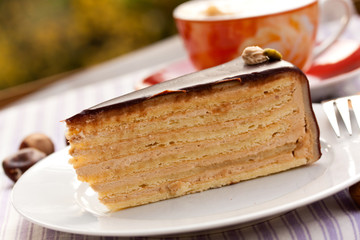 Nuss-Nougat Torte,Cappuccino