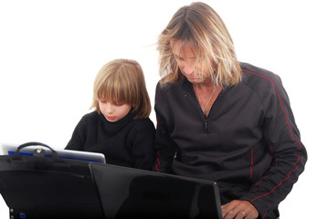 Informatique - Père et Fils ensemble