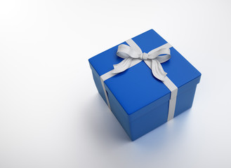 Blue gift - christmas celebration image