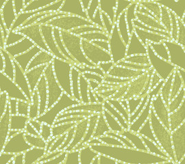 Plakat Batik Leaf
