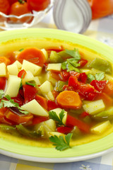 Diet vegetable soup