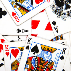 Playing cards texture