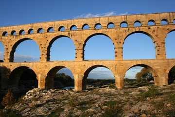 Fototapeta premium au pont du gard