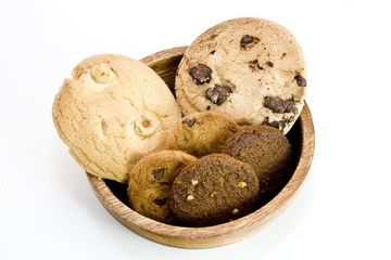 Cookie on isolated white Background