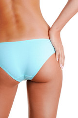 slim female ass