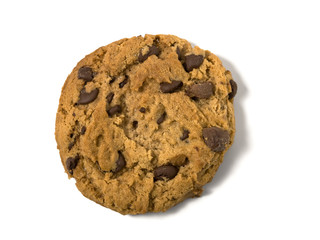 Schokoladen Cookie isoliert