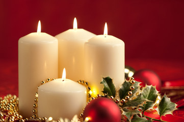 Christmas atmosphere - candles