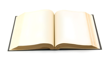 old opened book
