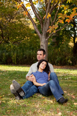 Fototapeta premium Couple Relax Park