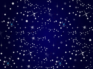 Fototapeta premium night sky with stars background