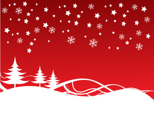 Christmas Background fully editable vector illustration