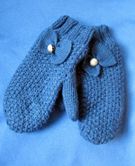 Blue Mittens