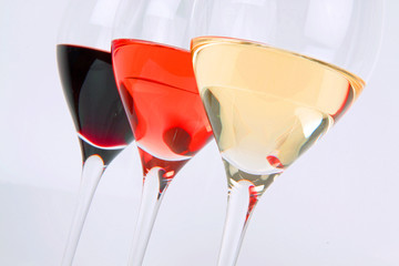 3 Sorten Wein