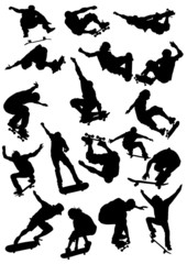skateboarding Silhouettes