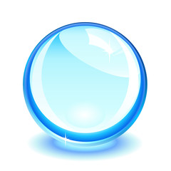 Blue crystal ball