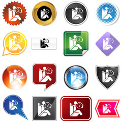 Airbag Icon Set
