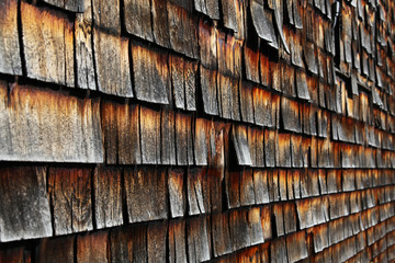 Textur-Serie: Holzschindeln Detail