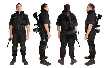 machine-gunner