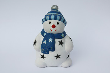 Schneemann mit Schal