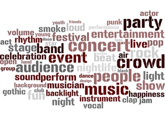Concert - Abstract word wallpaper