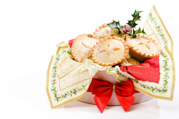 Naklejka premium Box Of Mince Pies