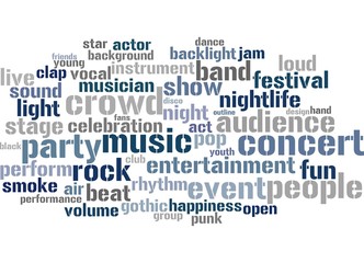 Concert - Abstract word wallpaper