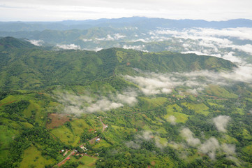 Aerial view in Costa Rica