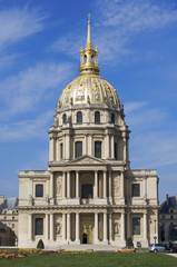 Fototapeta na wymiar Eglise du Dôme, Les Invalides, Paris, France