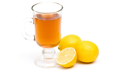 tea with fresh lemon