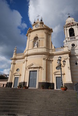 Fototapeta premium scalini verso la chiesa
