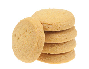 Butter cookies isolated