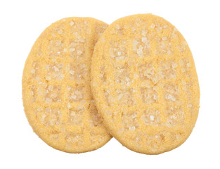 sugar waffles isolated