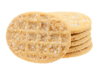 sugar waffles isolated