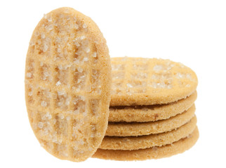sugar waffles isolated