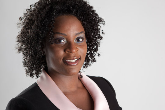 Headshot Of Smiling Woman