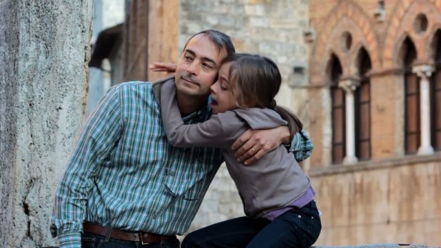 gros bisou papa &agrave; San Gimignano
