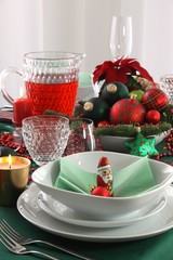 Weihnachtlicher Tisch