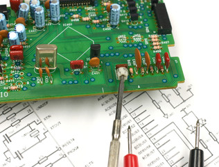 printed circuit board and electronic scheme