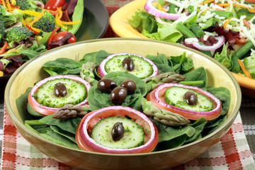 Healthy organic  salad