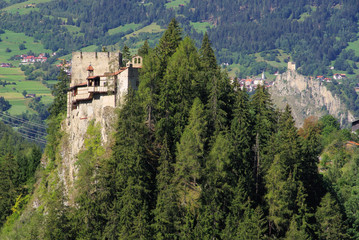 Fototapeta na wymiar Kauns Burg Berneck - Kauns castle Berneck 08