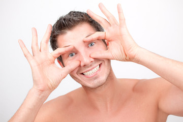 men augen
