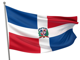 Fototapeta na wymiar Dominican Republic National Flag