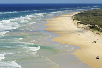 Sportfischer auf Fraser Island