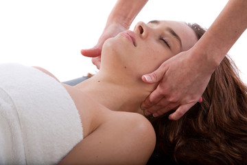 Obraz na płótnie Canvas Neck massage