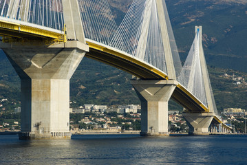 cable stayed bridge, Greece