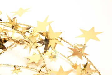 Weihnachtssterne in gold