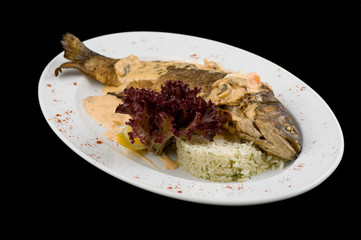 Cooked trout
