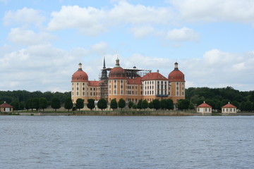 Fototapeta premium A Baroque German Castle, Schloss Moritzburg.