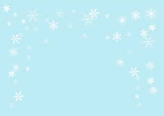 Fototapeta na wymiar snowflakes, vector illustration