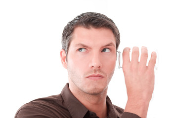 Obraz premium business spy privacy